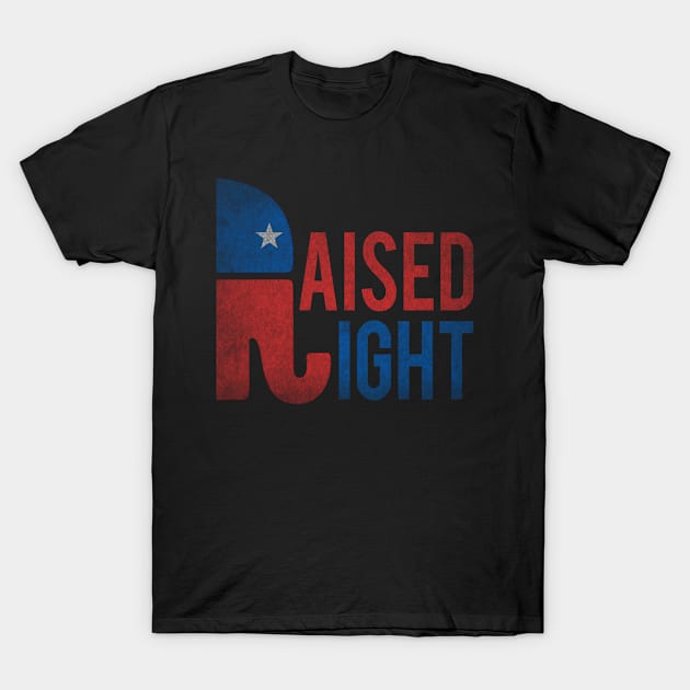 Raised Right Vintage Republican T-Shirt by Flippin' Sweet Gear